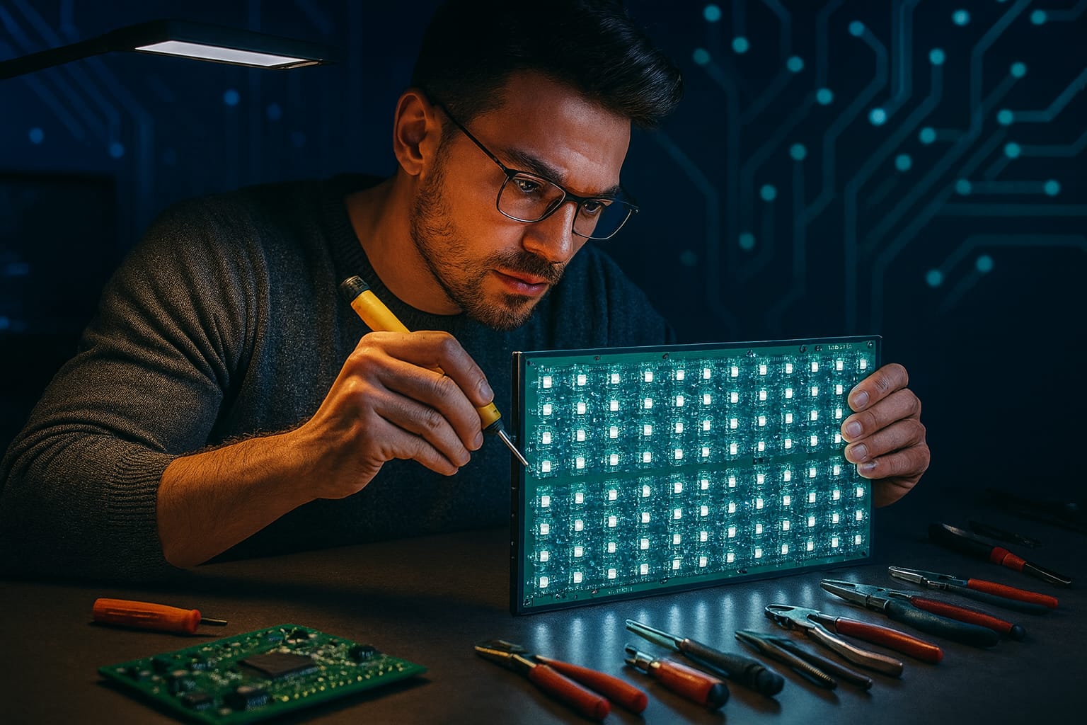 Riparazione del modulo LED